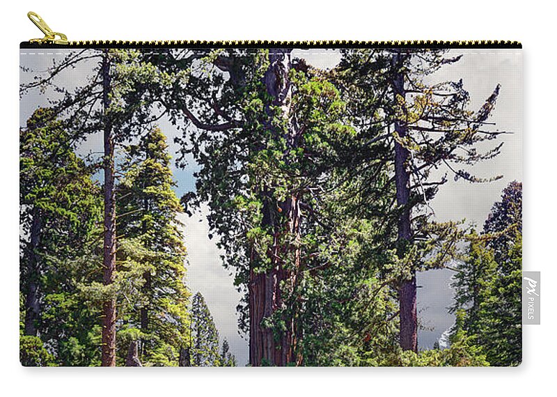 Sequoia Tree Zip Pouch featuring the photograph General Grant Sequoia Tree, Kings Canyon by Ed Freeman