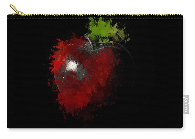 Red Apple Zip Pouch featuring the photograph Gimme that Apple by Lourry Legarde