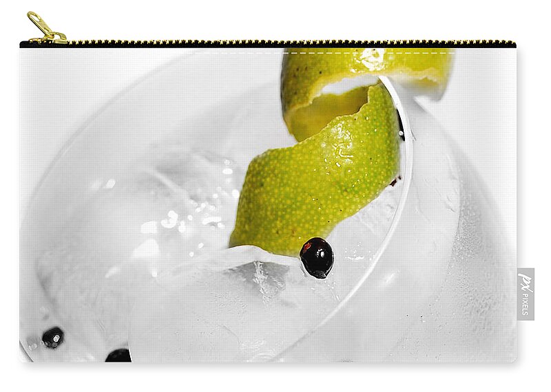 Gintonic Zip Pouch featuring the photograph Gintonic Detail by Gina Dsgn