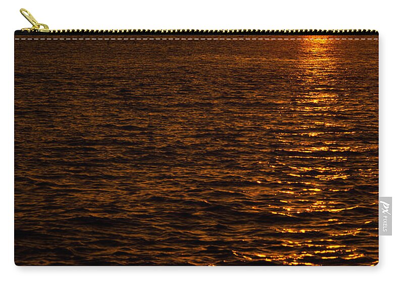 Sunset Zip Pouch featuring the photograph Glimmer by Chad Dutson