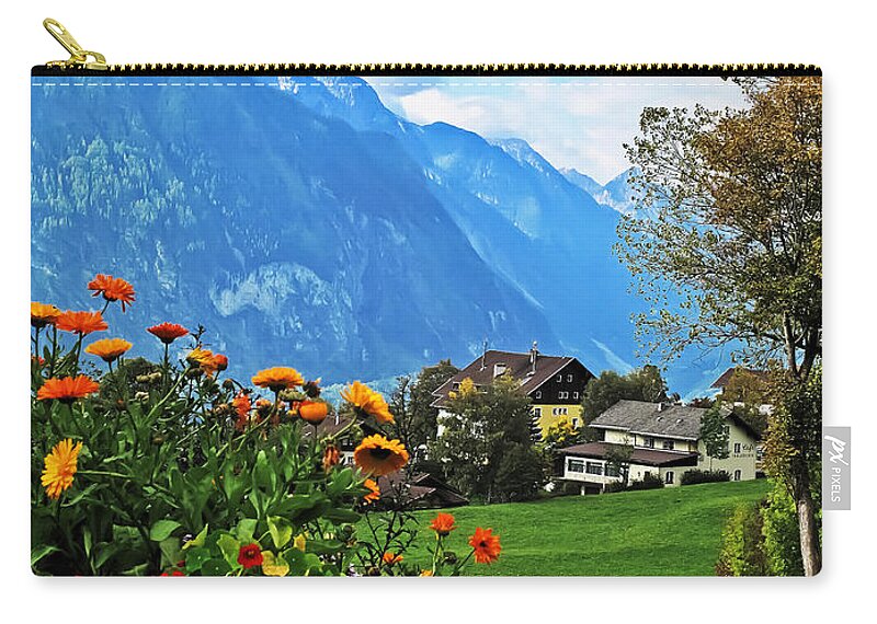 Travel Zip Pouch featuring the photograph Glorious Alpine Meadow by Elvis Vaughn