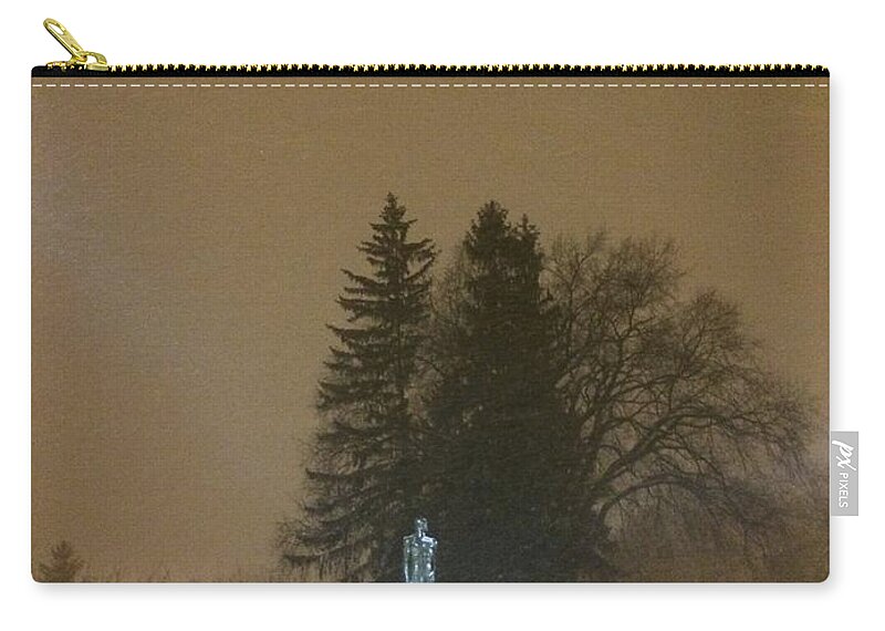 Sparty Zip Pouch featuring the photograph Golden Night by Joseph Yarbrough