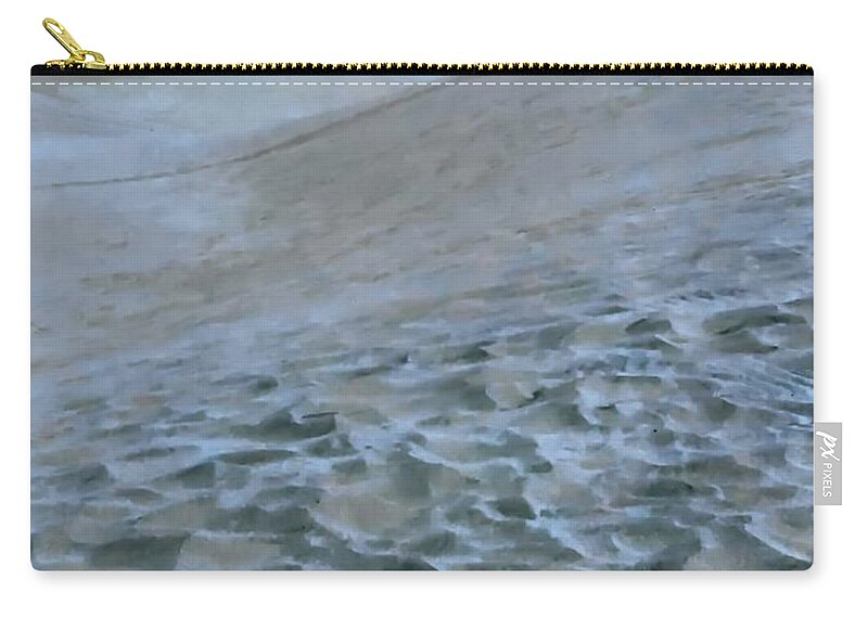 Enhanced Color Photo Zip Pouch featuring the digital art Great Dunes by Tim Richards