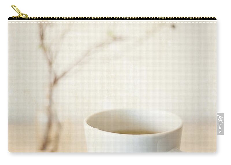 Green Tea Carry-all Pouch featuring the photograph Green Tea by Carol Leigh