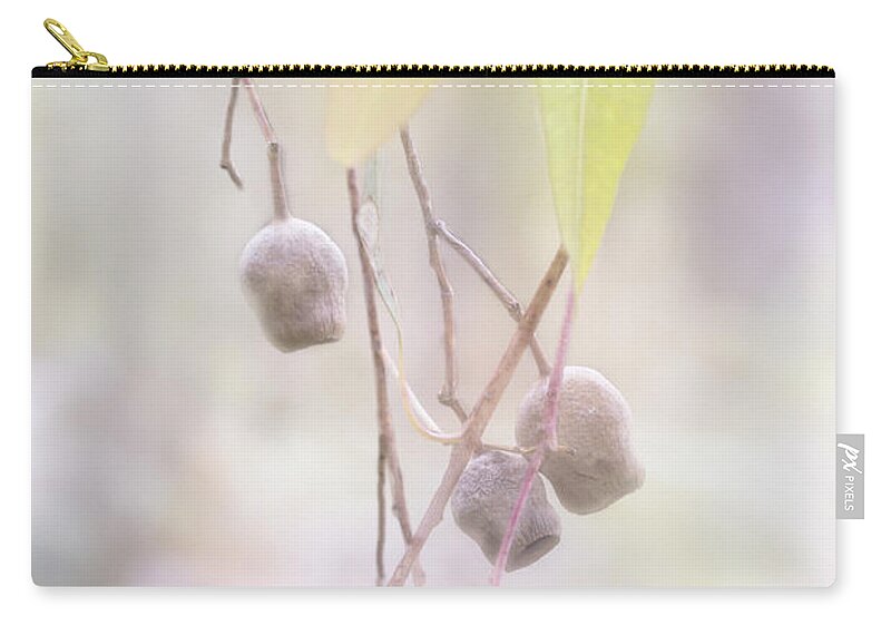 Foliage Zip Pouch featuring the photograph Gum Nuts by Elaine Teague