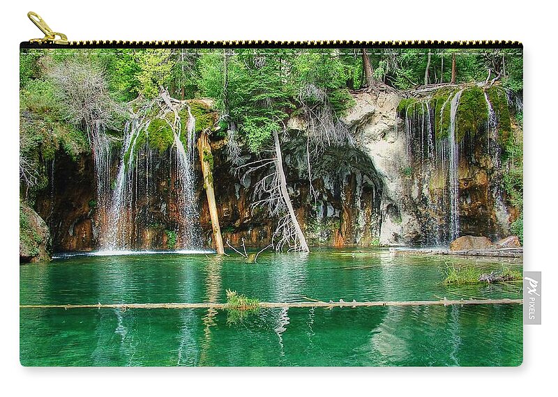 Hanging Lake Zip Pouch featuring the photograph Hanging Lake 1 by Ken Smith