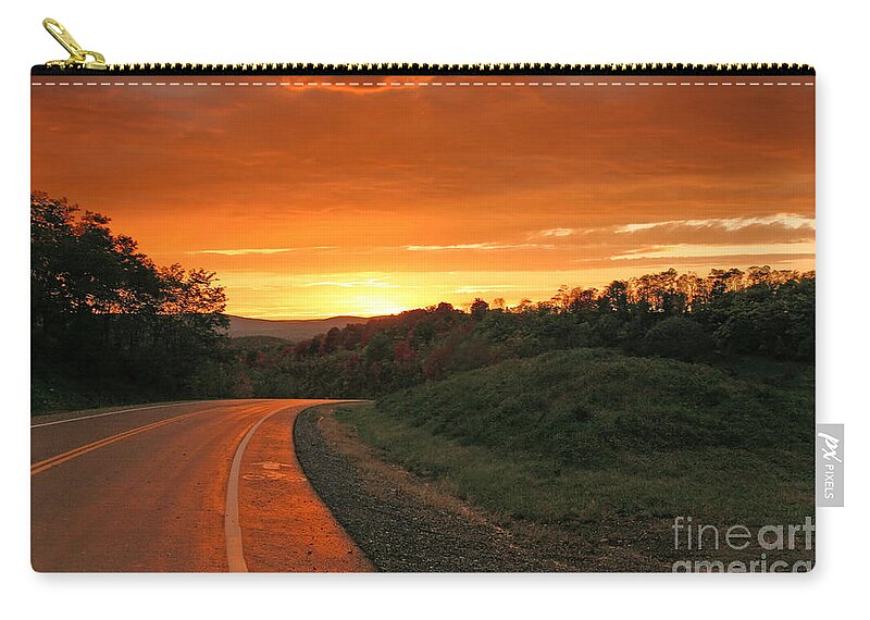Sunset Zip Pouch featuring the photograph Happily Ever After by Jeannette Hunt