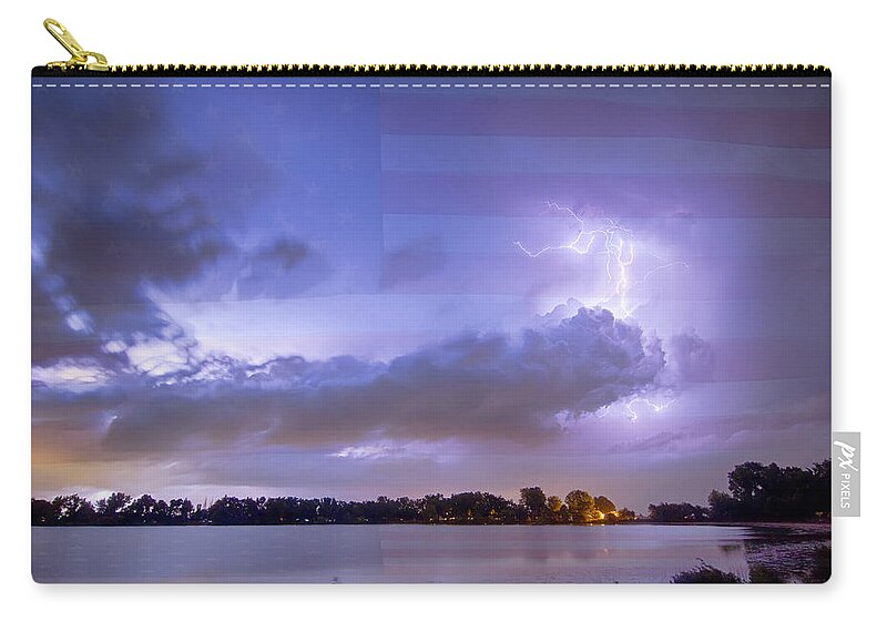 Fourth Of July Carry-all Pouch featuring the photograph Happy Independence Day by James BO Insogna