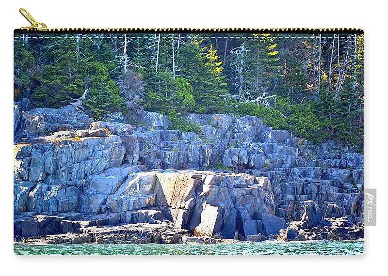 Island Zip Pouch featuring the photograph Harbor Island by Tara Potts