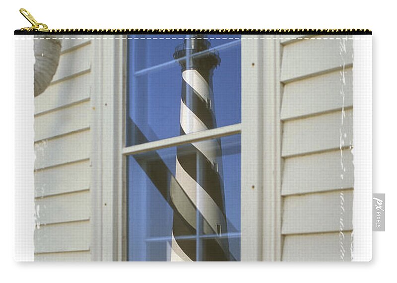 Cape Hatteras Lighthouse Carry-all Pouch featuring the photograph Hatteras Lighthouse S P by Mike McGlothlen