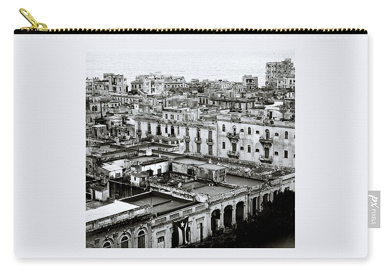 Havana Zip Pouch featuring the photograph Havana City by Shaun Higson