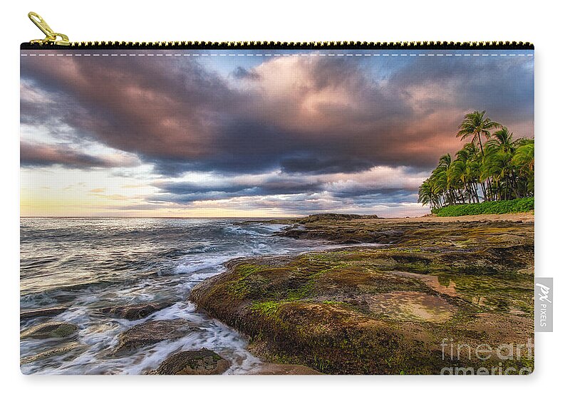 Surf Zip Pouch featuring the photograph Hawaiian Dream by Anthony Michael Bonafede