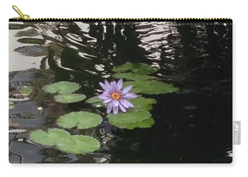 Flower Zip Pouch featuring the photograph Hawaiian Water Lily by Jamie Frier