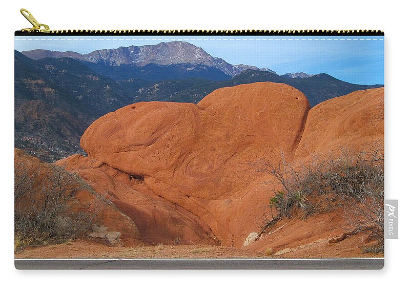 Colorado Carry-all Pouch featuring the photograph Heart of the Garden of the Gods by Becca Buecher