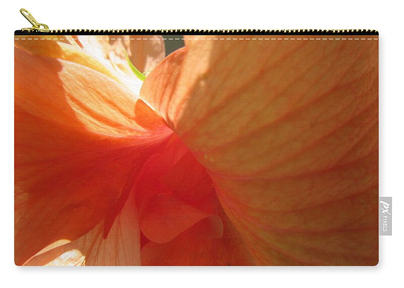 Hibiscus Zip Pouch featuring the photograph Hibiscus Butterfly by Ashley Goforth