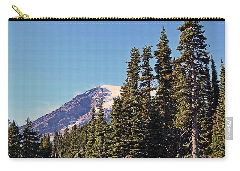 Fall Zip Pouch featuring the photograph High Country by Anthony Baatz