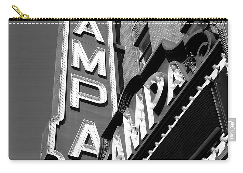 Fine Art Photography Zip Pouch featuring the photograph Historic Tampa by David Lee Thompson