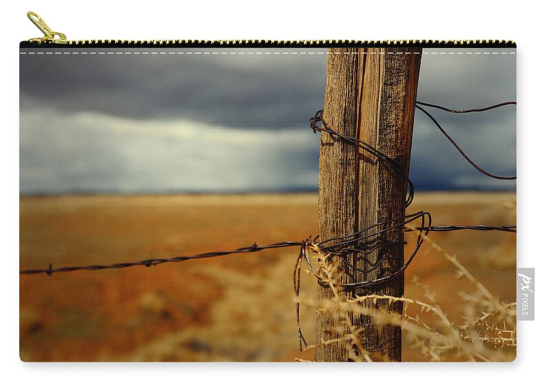 Country Zip Pouch featuring the photograph Hold Back The Storm by Mark Ross