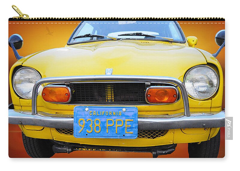 Honda Zip Pouch featuring the photograph Honda Z600 Coupe I I by Paulette B Wright