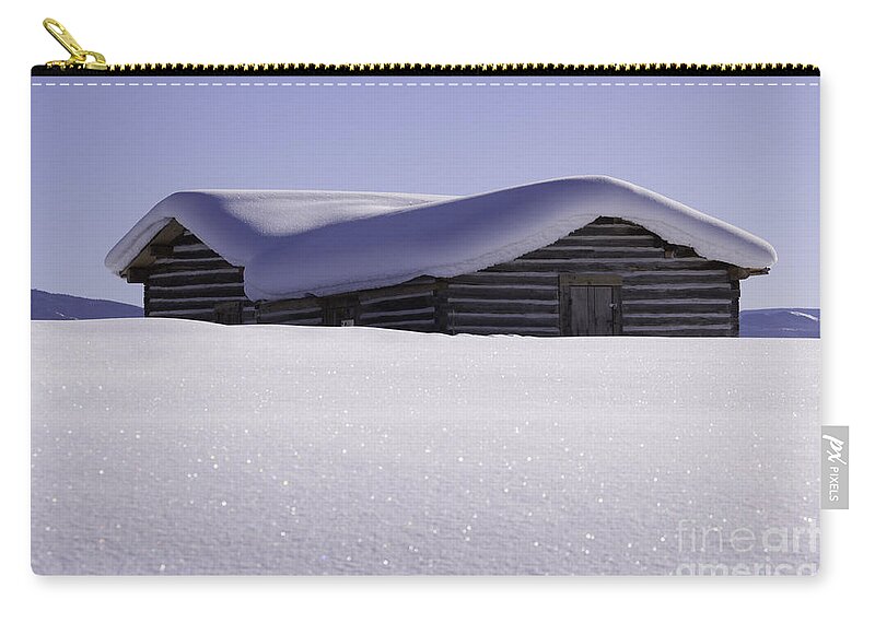 Colorado Zip Pouch featuring the photograph Honey Where is the snow shovel? by Kristal Kraft