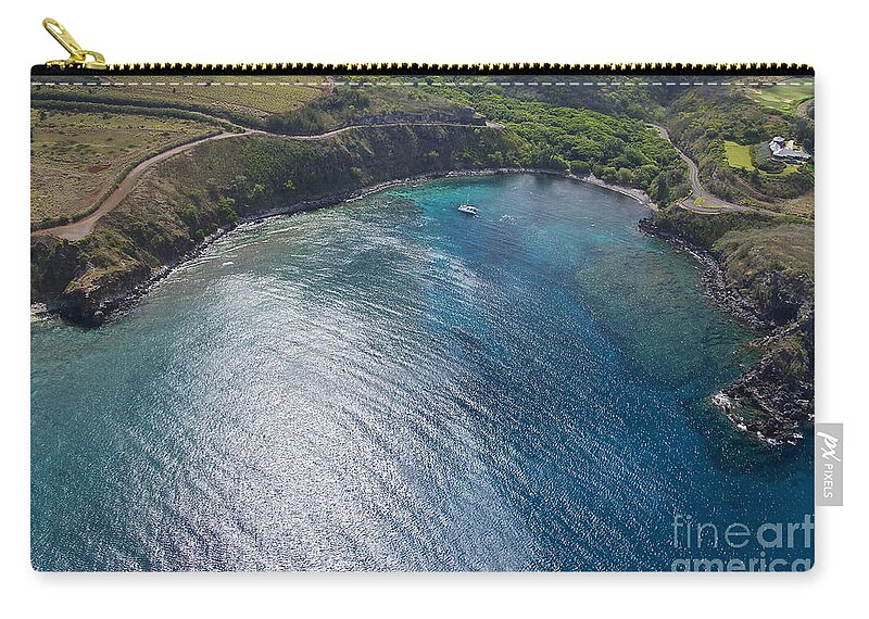 Photography Zip Pouch featuring the photograph Honolua Bay by Sean Griffin