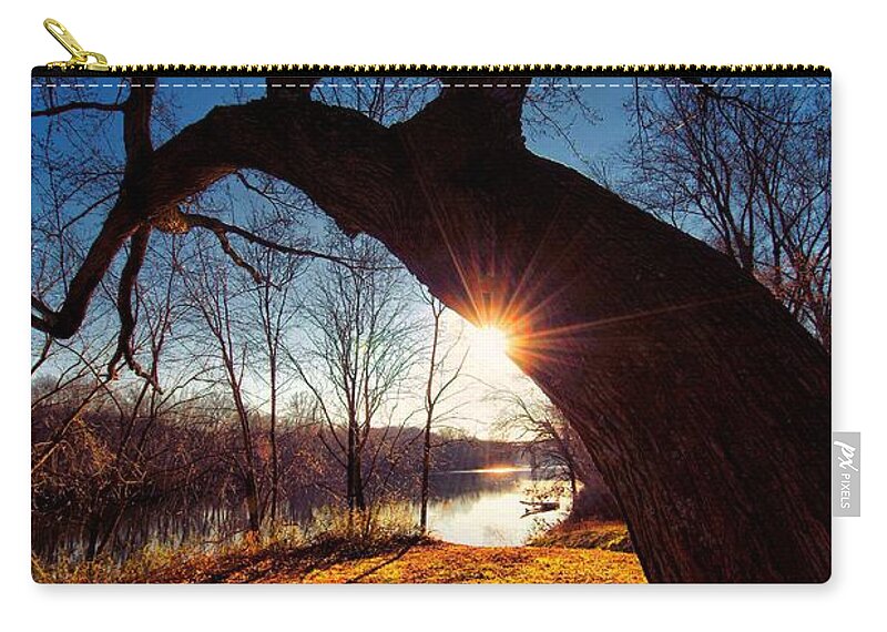 Landscapes Zip Pouch featuring the photograph Hook or Crook by Robert McCubbin
