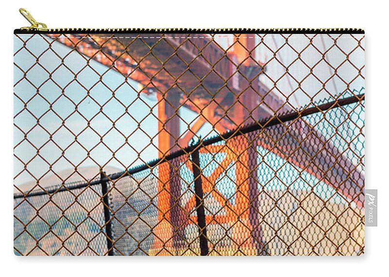 Golden Gate Bridge Zip Pouch featuring the photograph Hoppers Hands by Jerry Fornarotto