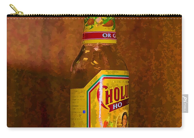 Hot Sauce Zip Pouch featuring the photograph Hot Sauce two by Cathy Anderson