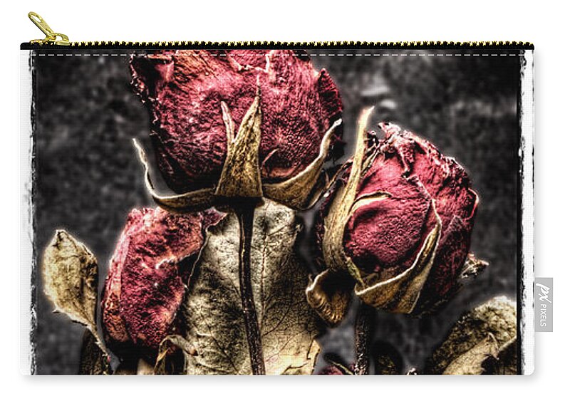Valentine Zip Pouch featuring the photograph I know you know by Weston Westmoreland
