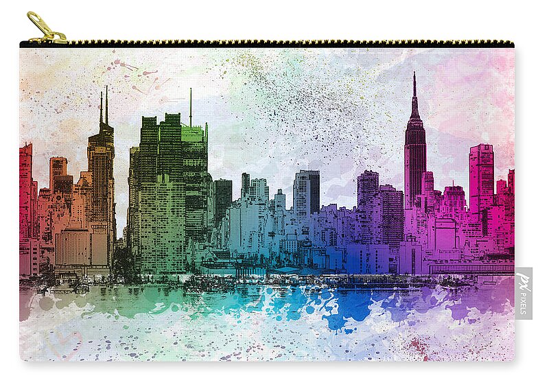 Big Apple Carry-all Pouch featuring the photograph I Love New York by Susan Candelario