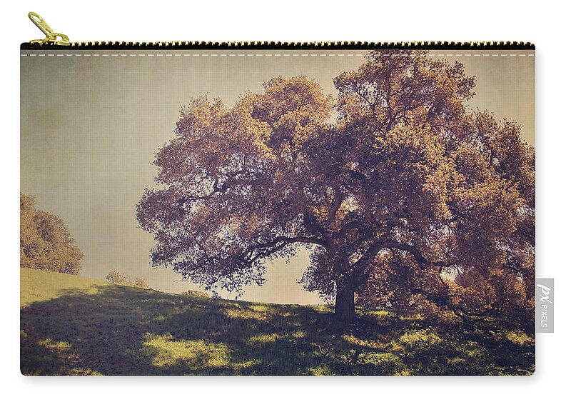Dry Creek Hills Regional Park Zip Pouch featuring the photograph I Wish You Had Meant It by Laurie Search