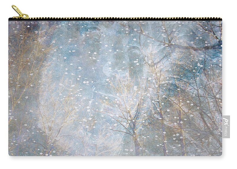 Winter Zip Pouch featuring the photograph Ice Queen by Kathy Bassett