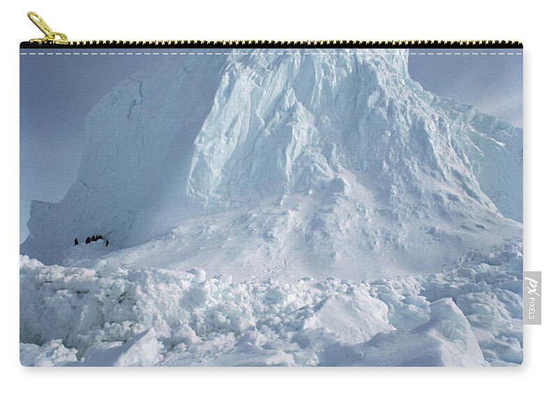 Feb0514 Zip Pouch featuring the photograph Iceberg Arctic by Flip Nicklin