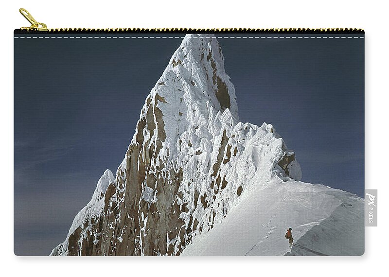 Illumination Rock Zip Pouch featuring the photograph T-105206-Illumination Rock by Ed Cooper Photography