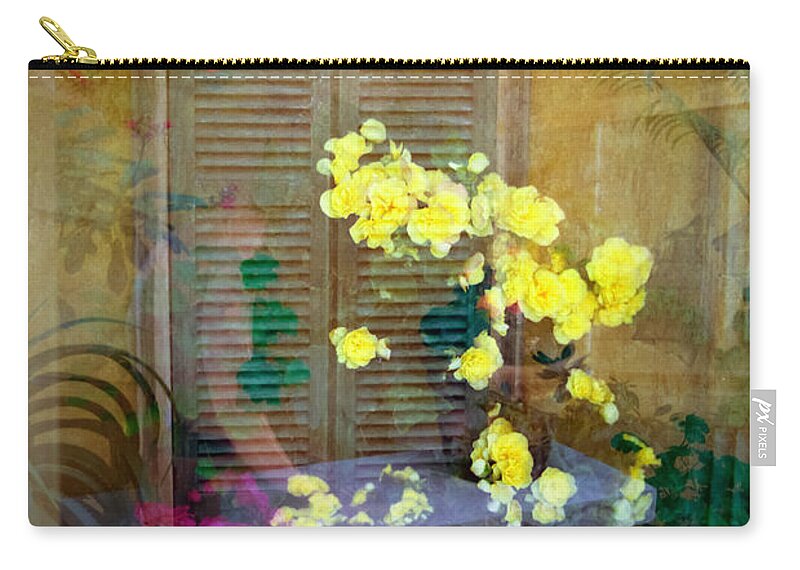 Multiple Exposure Zip Pouch featuring the photograph Imagine by Penny Lisowski