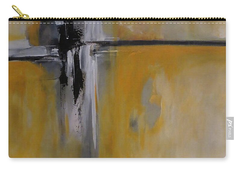 Abstract Carry-all Pouch featuring the painting Imagine That by Soraya Silvestri