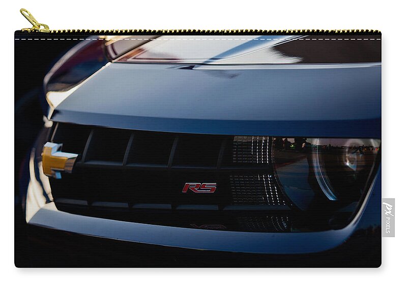 Chevy Zip Pouch featuring the photograph Imperial RS by Melinda Ledsome