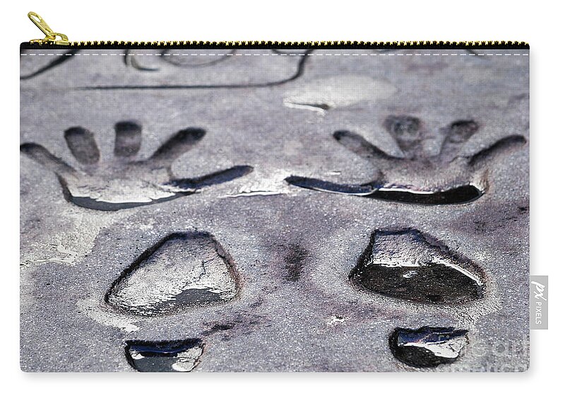 Hollywood Zip Pouch featuring the photograph Impressions by Dan Holm
