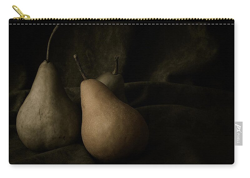Pear Zip Pouch featuring the photograph In Darkness by Amy Weiss