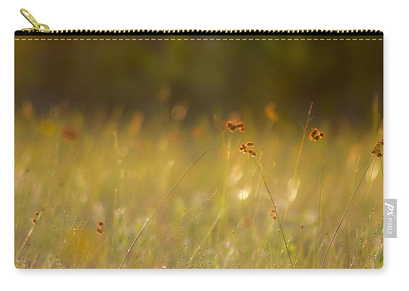 Field Zip Pouch featuring the photograph In Silence by Melanie Moraga