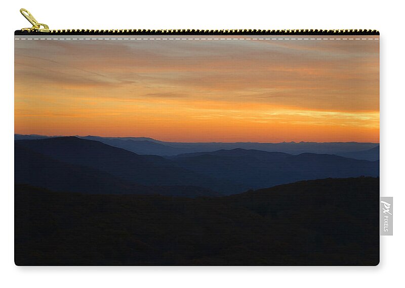 Sunset Zip Pouch featuring the photograph The Beat of My Heart by Melanie Moraga