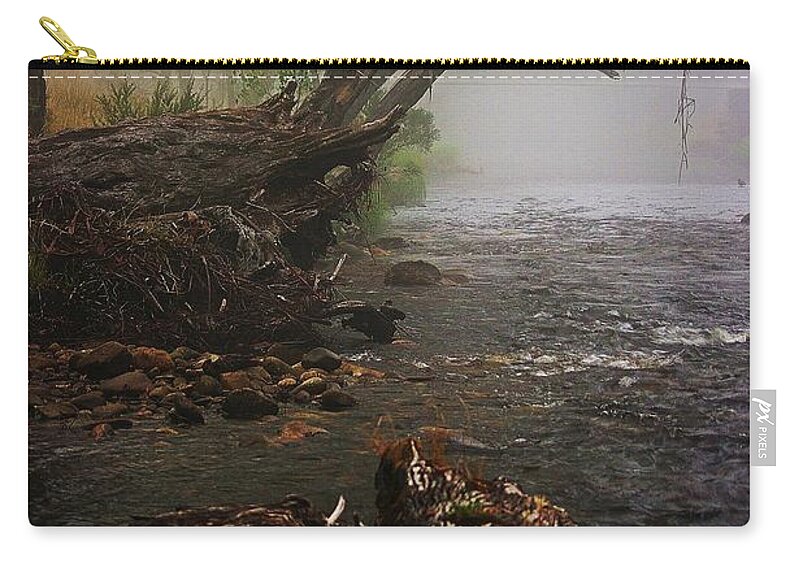Blair Stuart Zip Pouch featuring the photograph Indeed it was a Mystical Place by Blair Stuart