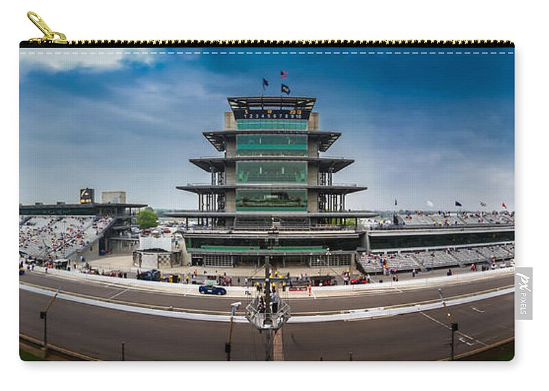 2013 Carry-all Pouch featuring the photograph Indianapolis Motor Speedway by Ron Pate