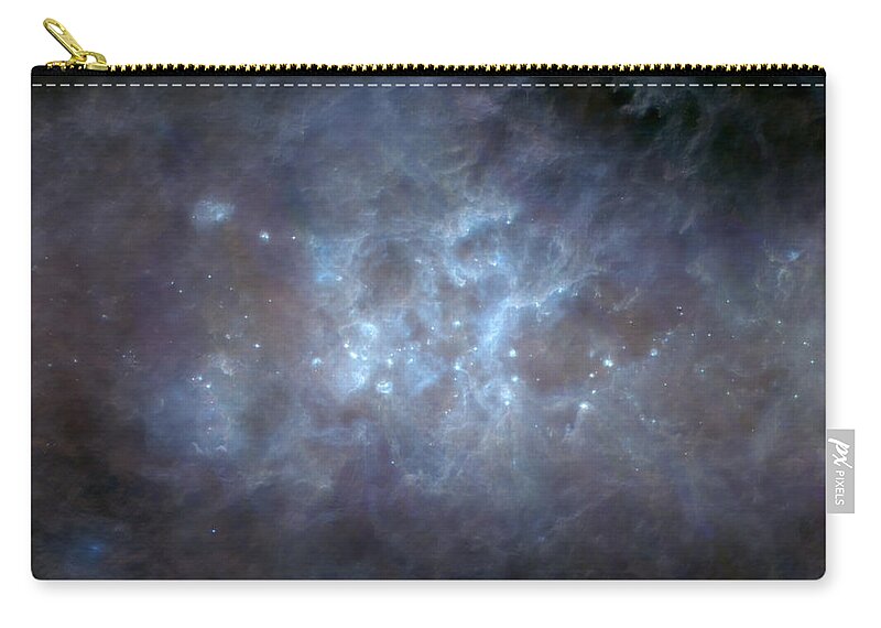 Galaxy Zip Pouch featuring the photograph Infrared View Of Cygnus Constellation by Science Source