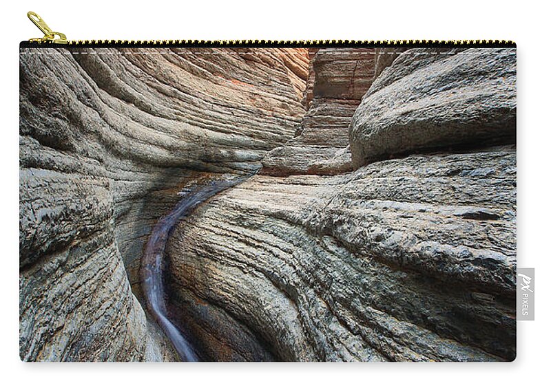 America Zip Pouch featuring the photograph Inner Sanctum by Inge Johnsson