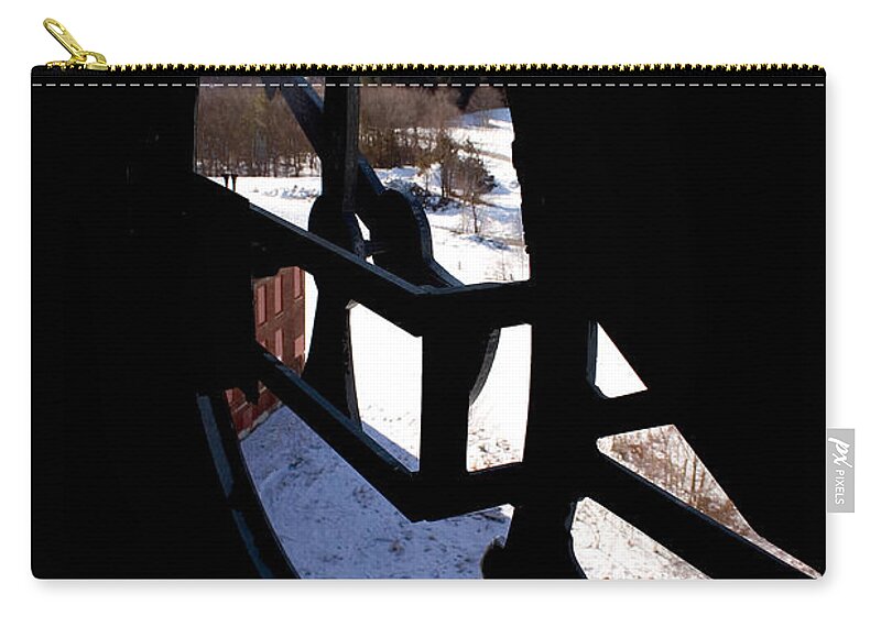 Clock Zip Pouch featuring the photograph Inside Out by Rick Kuperberg Sr