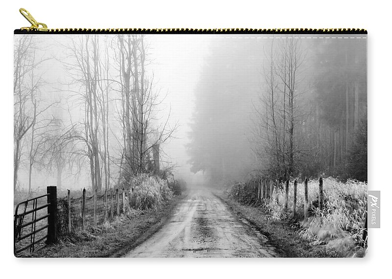 Landscape Zip Pouch featuring the photograph Into The Unknown by Rory Siegel