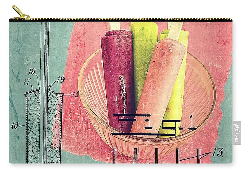 Popsicle Zip Pouch featuring the photograph Invention of the Ice Pop by Edward Fielding