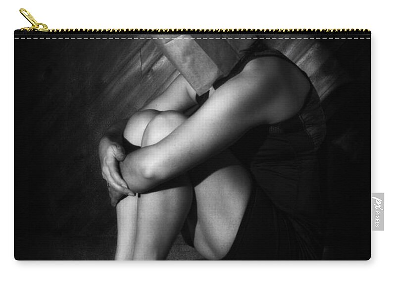 2015 Zip Pouch featuring the photograph Isolation by Sandra Parlow