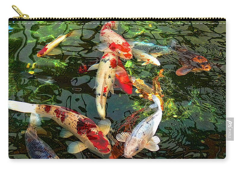 Centerpiece Mat with Japanese Koi Fish